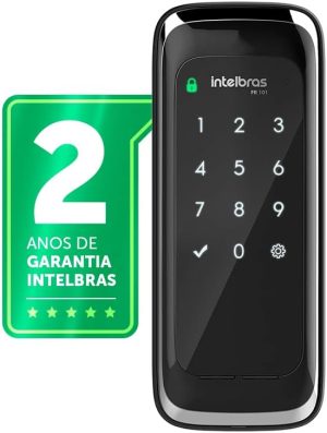 Fechadura Digital de Sobrepor Touch Screen FR 101 Preta Intelbras